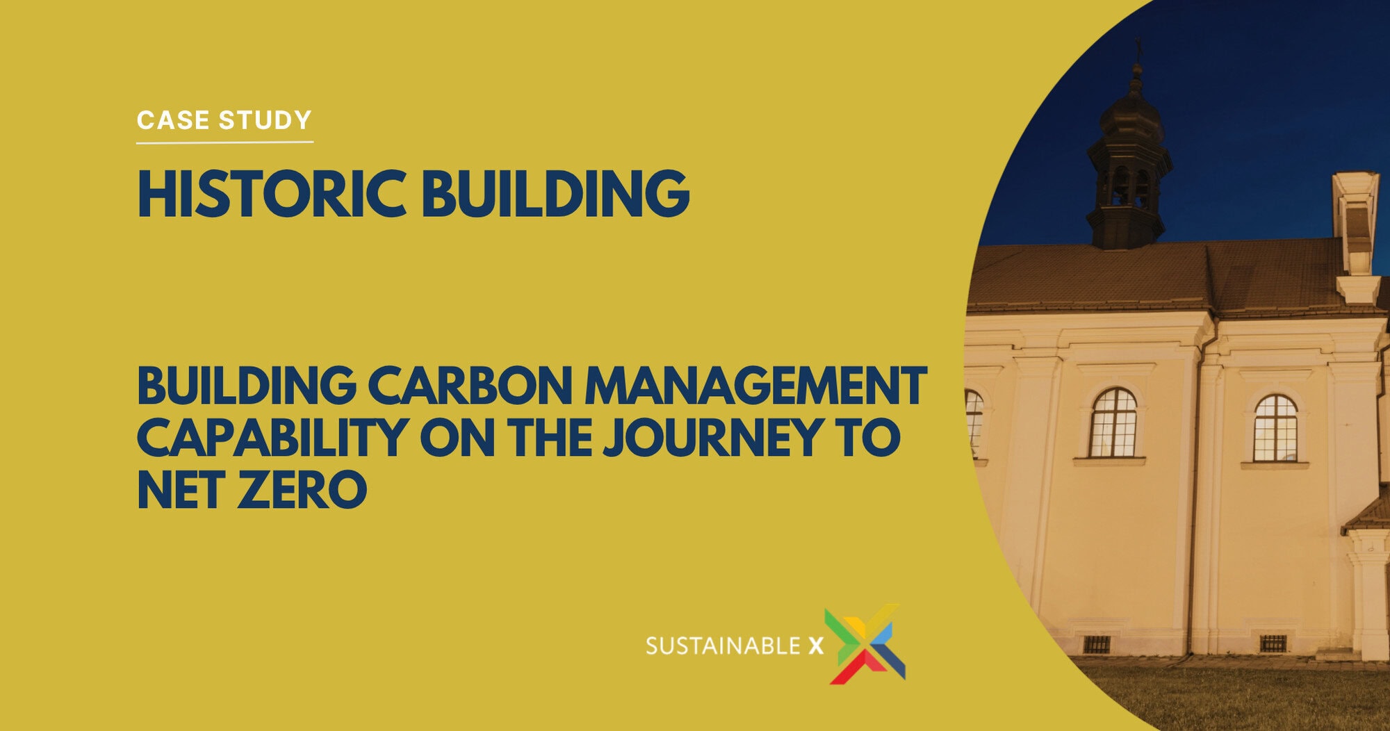 Historic Building - Carbon calculator built. Emissions reduction plan ...